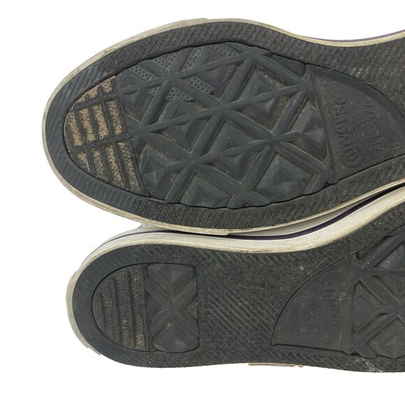 Converse CTAS Double Tongue High Tops Women's Sz 7 Plaid Purple Green 517444F - Picture 8 of 10